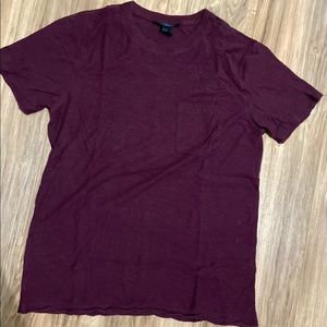 21 Men Burgundy Tee Shirt S